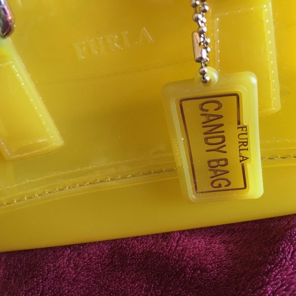 Furla Candy Bag, Yellow, excellent! - Picture 8 of 8